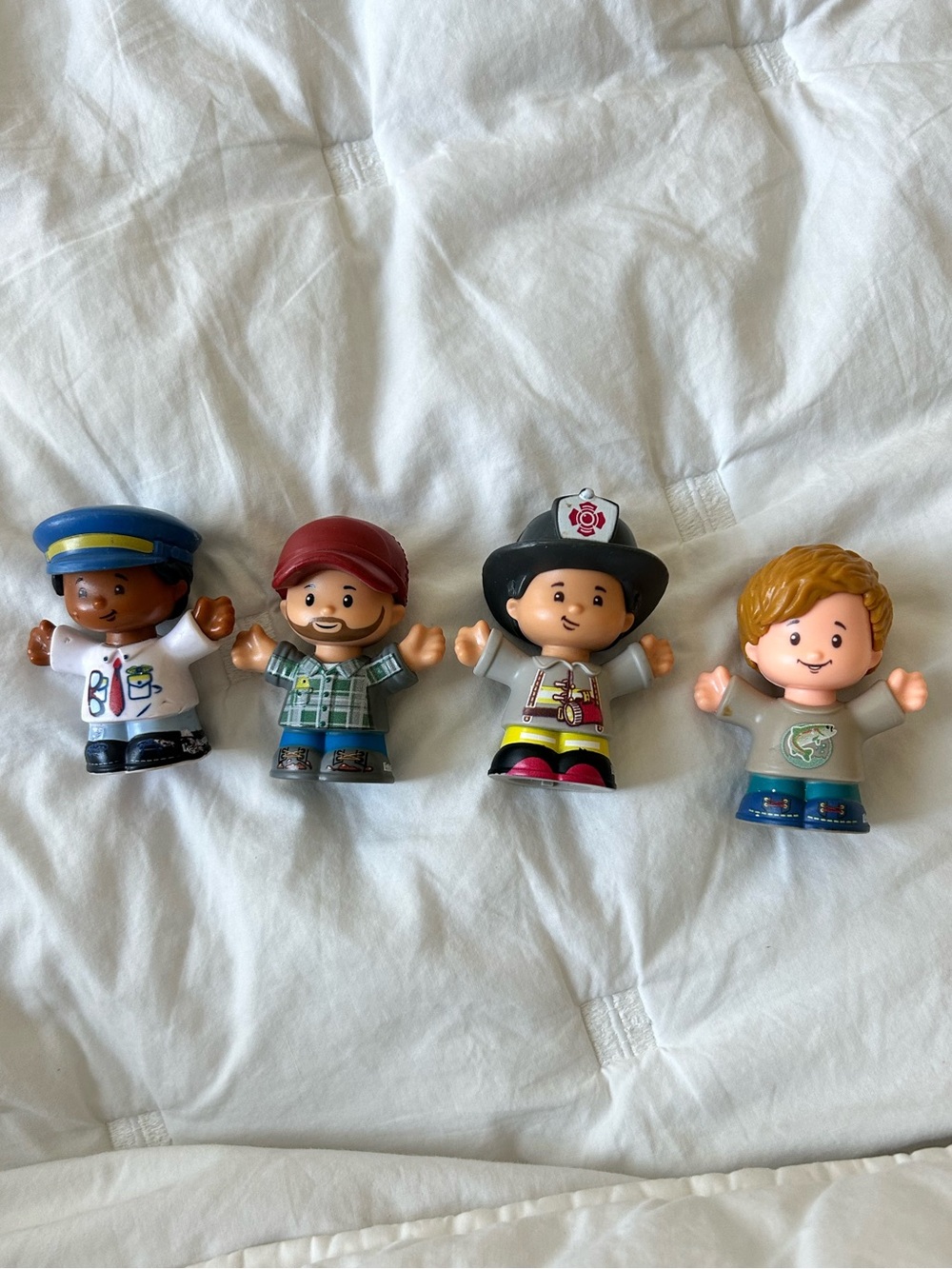 Little people miniature figures set of 4